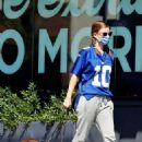 Kate Mara – Out for a dog walk and coffee in Los Feliz