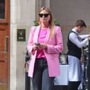 Holly Valance – In a pink blazer out in London - 454 x 769