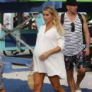 Claire Holt with Andrew Joblon Out In Miami