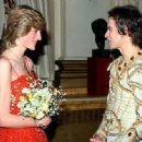 Princess Diana at the Royal Opera House, Covent Garden, London, for a charity gala performance. The Princess is wearing a dress designed by Bellville Sassoon -  8 December 1982 - 454 x 334