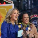 Lara Spencer – With Linsey Davis filming ‘Good Morning Amrica’ TV Show in New York - 454 x 664