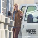 Kirsten Dunst – Filming ‘Civil War’ in Atlanta