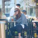 Marcia Cross – Steps out with a friend for lunch in Pacific Palisades - 454 x 663