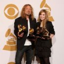 Robert Plant arrives at the 51st Annual Grammy Awards held at the Staples Center on February 8, 2009 in Los Angeles, California - 399 x 594