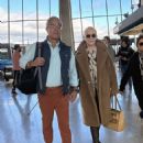 Annie Lennox – With her husband Mitchell Besser at Washington Dulles Airport