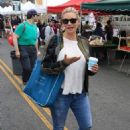 Natasha Henstridge – Shopping at the Farmers Market in Studio City - 454 x 681