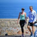 Lady Kitty Spencer – Seen with her husband after picking up coffees in Cape Town