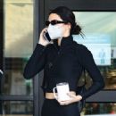 Kendall Jenner – Looks sporty while arriving at a business building in Los Angeles