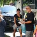 Golnesa Gharachedaghi – With Mercedes Javid on the set of Shahs of Sunset on Robertson Blvd - 454 x 681