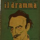 Eduardo De Filippo - Il Dramma Magazine Cover [Italy] (15 July 1940)