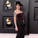 Halsey wears Pressiat - 2022 Grammys Awards on April 3, 2022