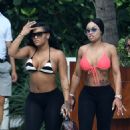 Blac Chyna and Lira Galore Poolside in Miami, Florida - May 2, 2017