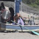 Christina Applegate – With Linda Cardellini film comedy ‘Dead To Me’ in Malibu