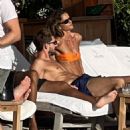 Izabel Goulart – With Kevin Trapp seen at the beach in St Barth