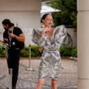 Coco Rocha – Leaves the Martinez Hotel during the 74th Cannes Film Festival - 454 x 681