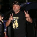 Oscar De La Hoya attend the Los Angeles Lakers to see  Kobe Bryant's Last Game as a LA Laker which they played Utah Jazz NBA basketball game at the Staples Center in Los Angeles, California on April 16, 2016 - 454 x 599