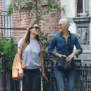 Olivia Wilde &#8211; Seen with a friend around the West Village in New York