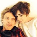 Lily Collins and Jamie Campbell Bower - 454 x 605