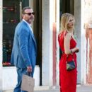 Taylor Neisen – In red dress out in Venice - 454 x 656