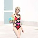 Chloe Jasmine in Swimsuit on the pool in Cape Verde - 454 x 681