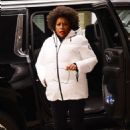 Jenifer Lewis – Arriving at CBS studios for the Drew Barrymore show in New York - 454 x 678