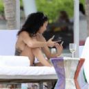 Draya Michele &#8211; In bikini on the beach in Cancun