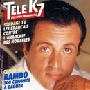 Sylvester Stallone - Tele K7 Magazine Cover [France] (17 December 1990)