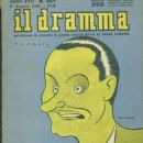 Paolo Stoppa - Il Dramma Magazine Cover [Italy] (1 July 1941)