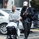 Heather Rae El Moussa – Seen with new baby Tristan around town in Newport Beach - 454 x 543