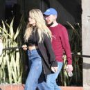 Sofia Reyes – Seen wearing a black blazer and high-waisted denim in Los Angeles - 454 x 681