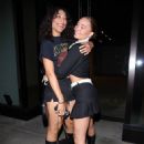 Ashley Moore – Night out in a black and white skirt seen at Catch LA in West Hollywood