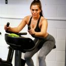 Lydia Clyma – Gym workout candids - 454 x 662