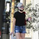 Selma Blair – Steps out on a coffee run at Alfred Coffee in Studio City