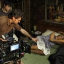 Director Julio Medem in the set of Room in Rome