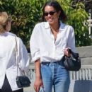 Laura Harrier – Seen with a friend at Pure Spa in Silverlake – Los Angeles - 454 x 636