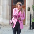 Holly Valance – In a pink blazer out in London - 454 x 714