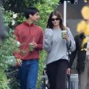 Kaia Gerber – Stopping for a healthy juice at Maru with Travis Jackson in Los Feliz