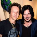 Musician/artist Billy Morrison and producer Gilby Clarke attends an VIP Opening Reception For 
