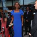 Denise Lewis – leaving The Sun’s ‘Who Cares Wins’ Awards at The Roundhouse, London