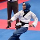 Indonesian female taekwondo practitioners