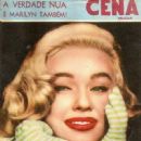 Mamie Van Doren - A Cena Muda Magazine Cover [Brazil] (April 1954)