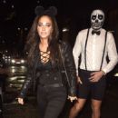 Tulisa Contostavlos – Arrives at PLT Halloween Party in Manchester - 454 x 737