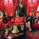 Juliet Stevenson as Diana Vreeland, Toby Jones as Truman Capote, and Hope Davis as Slim Keith in director Douglas McGrath’s Infamous.  Photo Credit: Deana Newcomb © 2005 Warner Bros. Entertainment Inc.