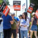 Madeleine Stowe – Supports the WGA Strike at Paramount in Los Angeles