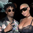 Amber Rose and 21 Savage at Dj Khaled's 'Grateful' Listening Party in Los Angeles, California - June 20, 2017