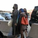Angelina Jolie – With daughter Zahara Jolie-Pitt Arriving to the airport in Washington DC - 454 x 600