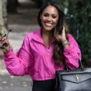 Alex Scott MBE seen out and about in North London