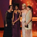 Minka Kelly, Annie Ilonzeh, Rachael Taylor, and Drew Barrymore at The 63rd Primetime Emmy Awards (2011) - 425 x 594