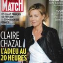 Claire Chazal - Paris Match Magazine Cover [France] (16 September 2015)