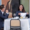 Oksana Grigorieva – Dinner candids with a mysterious guy at ‘Petit Trois’ in Sherman Oaks